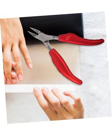 Housoutil Hawk Mouth Pliers Pedicure Nail Cuticle Mouse Halloween Girl Manicure Nail Art Tool para Handle Rubber and Plastic Red Heavy Manicure Tools - Buy Online on GoSupps.com