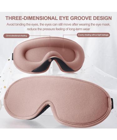 Layhou 3D Sleeping Eye Mask - Soft and Comfortable - Ideal for Travel and Lunch Breaks - Rose Gold - Buy Online on GoSupps.com
