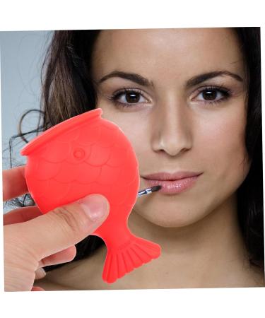 Baluue 4pcs Silicone Fish Lip Filler (red) Lip Enhancer Lab Lip Suction Plumping Tool Plumpit 8.2x6cmx4pcs Redx4pcs - Buy Online on GoSupps.com