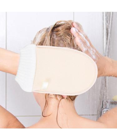 Supvox Exfoliating Loofah Gloves - 2 Pack Spa Body Scrub & Dead Skin Remover for Men & Women - Ideal Sauna Accessories - Buy Online on GoSupps.com