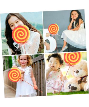 CHILDWEET 2pcs Lollipop Model Giant Fake Lollipops Christmas Lollipop Decorations Large Lollipop Ornaments Faux Lollipop Decor Birthday Lollipops Big Lollipop Prop Toy Studio Photo Plastic - Buy Online on GoSupps.com