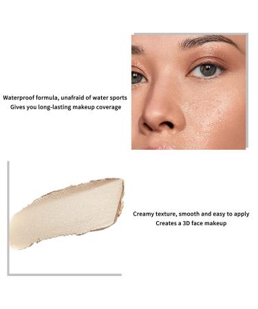 Boobe Multi Stick - Bronzer Highlighter & Blush Stick | Waterproof Cream Makeup for All Skin Types | 10g Easy-to-Use Contour & Brighten 01# - International Shipping - Buy Online on GoSupps.com
