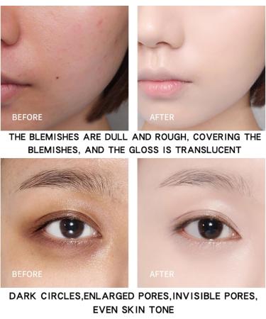 Mushroom Head Air Cushion CC Cream BB Cream Liquid Primer Foundation Full Coverage Primer and Mushroom Air Cushion CC Cream for flawless make-up even skin tone - Ivory - Buy Online on GoSupps.com