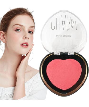 Makeup Blush for Women - Heart Shaped Monochromatic Powder Blush | Natural Looking Highly Pigmented Blush Powder for Women Daily Cosmetics - Buy Online on GoSupps.com