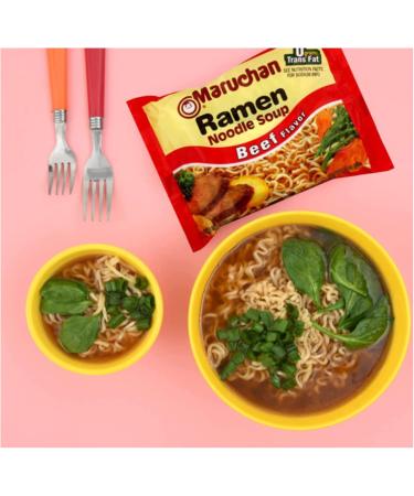 Ja Cor Instant Ramen Noodle Soup 0g Trans Fat Beef Flavor Noodles 3 oz. Bulk Pack Bundle with 1-Set of Reusable Stainless Steel Chopsticks(18 Individual Packs) - Buy Online on GoSupps.com