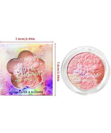 LXZJJM Blush and Highlighter Palette Highlighter Makeup (0.32 Ounce) Three-color embossed pearl fine flash Finishing highlighter blush all-in-one palette For a shimmering or matte finish (01) - Buy Online on GoSupps.com