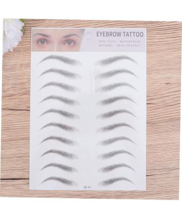 FOMIYES 6 Pcs 3d Eyebrow Stickers Water Proof Template Women's ze001x3pcs Blackx3pcs - Buy Online on GoSupps.com
