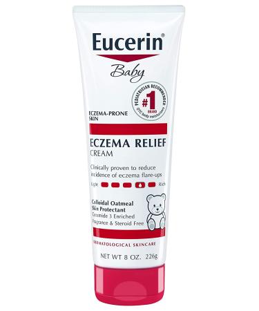 Eucerin Baby Eczema Relief Cream Body Wash & Cream Bundle - 21.5 oz | Soothing Formula for Sensitive Skin - Buy Online on GoSupps.com