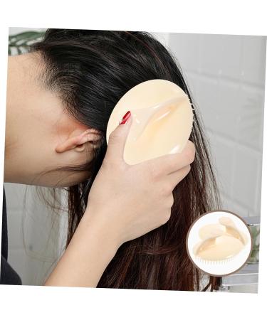 Soesfoufu 2-Piece Silicone Shampoo Comb & Scalp Massage Brush - Hair Shower Brush for Ultimate Hair Care - Buy Online on GoSupps.com