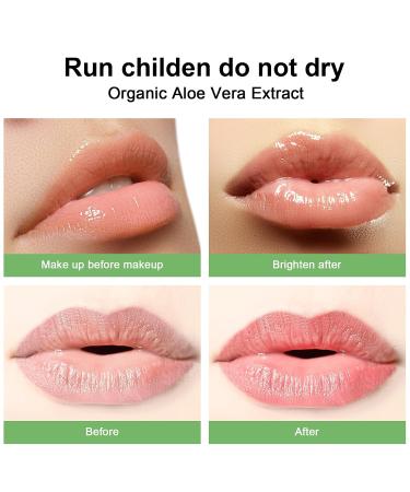 3 Pieces Aloe Vera Temperature Changing Lipstick Set - Long-Lasting Moisturizing Crystal Jelly Lip Balm - Buy Online on GoSupps.com