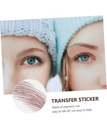  Didiseaon Didiseaon 9 Sheets Eco Imitation Eyebrow Stickers for eyebrow makeup grooming shaping and styling. Eyebrow stickers eyebrow tattoos gel stickers. - Buy Online on GoSupps.com