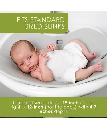 Puj Flyte Compact Infant Bathtub - Stylish Baby Bath Essential for Newborns and Infants | Home and Travel Friendly | 23.5 x 10.51 x 1.5 inches, White - Buy Online on GoSupps.com