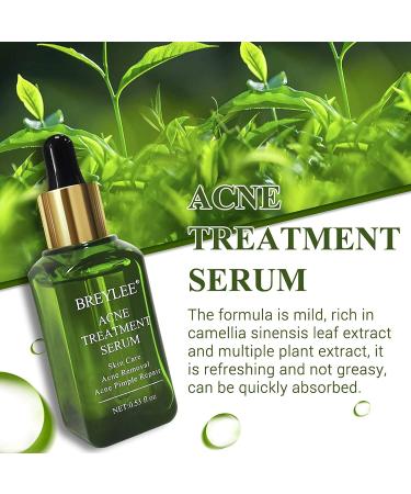 BREYLEE Tea Tree Clear Skin Serum - Acne Treatment for Severe Breakouts - Pimple Remover & Skin Repair (17ml) - Buy Online on GoSupps.com