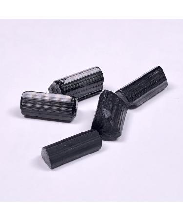 Natural Crystals and Stones 5 Pack Natural Black Tourmaline Crystal Rough Specimens Crystal Stones Gems Raw Minerals for Decoration QINTINYIN Natural Luster 11-20mm - Buy Online on GoSupps.com