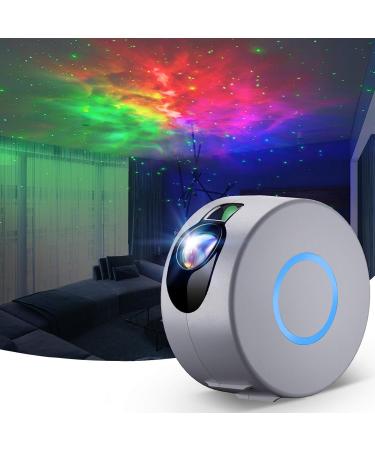 Bozhihong Star Projector LED Galaxy Projector Light with Nebula Night Light Projector with Remote Control for Kids Baby Adults Bedroom/Party/Game Rooms/Home Theatre/and Night Light Ambience (Gray)