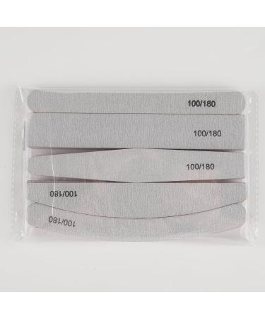 FANDAMEI 15pcs Professional Nail File Set in 5 Shapes 100/180 Grit Double Sided Emery Board Manicure Tools for Natural Nails Care Gel Nail Nail Buffer Files Nail Grooming and Styling for Salon Use 15 Count (Pack of 1) 15.0 - Buy Online on GoSupps.com