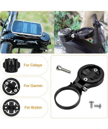 HJFH Stem Holder Bicycle Computer Bracket | Adjustable Out Front Bike Mount Extension | Black Handlebar Accessories - Buy Online on GoSupps.com