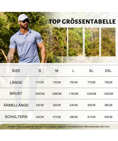 Men's Hawaii Printed Polo Shirt - Casual Short Sleeve Golf & Tennis Shirt - Breathable Blue M - Buy Online on GoSupps.com