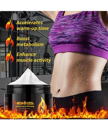 Hot Sweat Cream Belly Fat Burner Sweat Enhancer Slimming Massage Cream Sports-Assisted Sweat Management Burns cellulite on thighs legs abdomen and buttocks Suitable for both men and women 3.5 Fl Oz - Buy Online on GoSupps.com