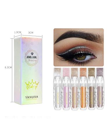JUNRUO Liquid Glitter Eyeshadow - Twilight Tonight | Waterproof Metallic Shimmer for Long-Lasting Sparkle - Makeup Glitter for Women & Girls - Buy Online on GoSupps.com