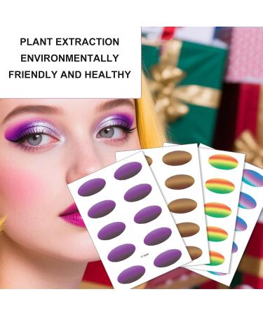 Lot de 9 autocollants de fard paupi res instantan s - Durabilit de l'eau - Autocollants de visage pour v nements - Voyages - Maquillage des yeux - Buy Online on GoSupps.com