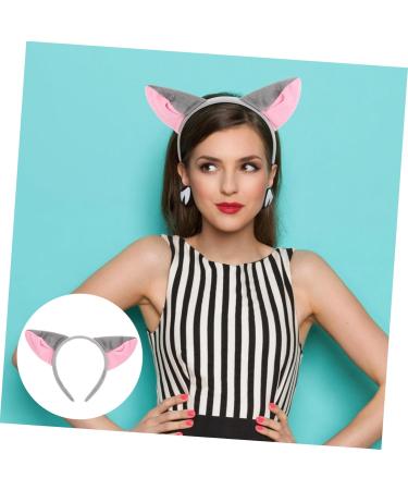 Holibanna Fox Ears Headband Dog Ears Headband Animal Headpiece Fox Ears Cosplay Fox Hair Bands Deer Ear Headband Fox Costume Animal Ears and Horns Headband Cat Ear Hair Band Headwear Fabric 25.00X16.00X2.00CM Grey - Buy Online on GoSupps.com