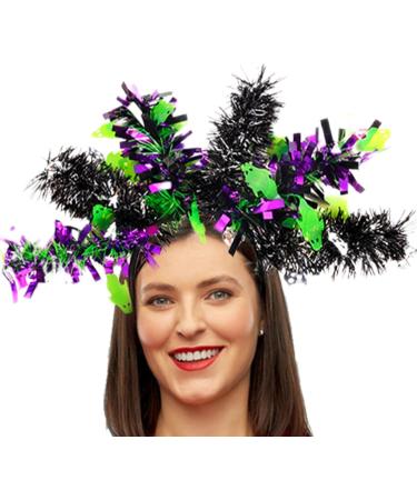 Halloween Pumpkin Headband | Halloween Costume Headbands Colorful Wool Strips Halloween Accessories for Adults Halloween Headwear Favors Ghost Skeleton - Buy Online on GoSupps.com