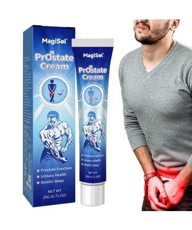 MagiSel Intimate Gel for Men Antibacterial Intimate Hygiene Cleansing Gel for Men Cleansing Cream with Moisturizing and Protecting Properties for Hygiene and Protection for Intimate Area 20g