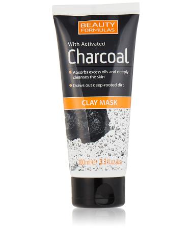 Beauty Formulas With Activated Charcoal Clay Mask 100 millitres