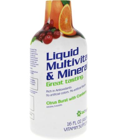 1st Step Pro-Wellness Liquid Multi-Vitamin and Mineral Supplement Citrus Burst 16-Ounce Bottles - Buy Online on GoSupps.com