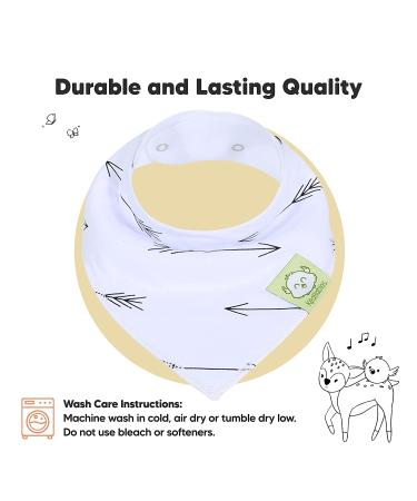 KeaBabies Adventurer Bandana Bibs 8-Pack for 0-36 Months | Stylish & Absorbent - Buy Online on GoSupps.com