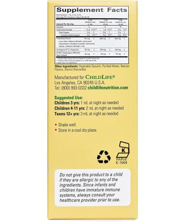 ChildLife Sleep Essential Natural Berry 2 fl oz - Kids Sleep Aid & Relaxation - Buy Online on GoSupps.com