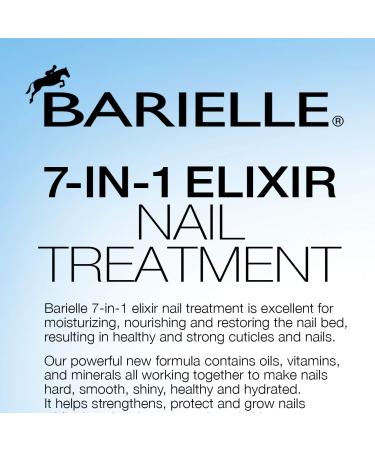 Barielle 7-In-1 Elixir Nail Treatment - 0.5 oz | Nail Strengthening & Repair Serum - Buy Online on GoSupps.com