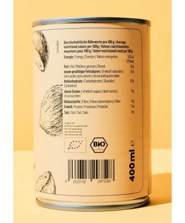 Buy KoRo Reduced Fat Organic Coconut Milk - 12 x 400 ml | International Shipping Available - Buy Online on GoSupps.com