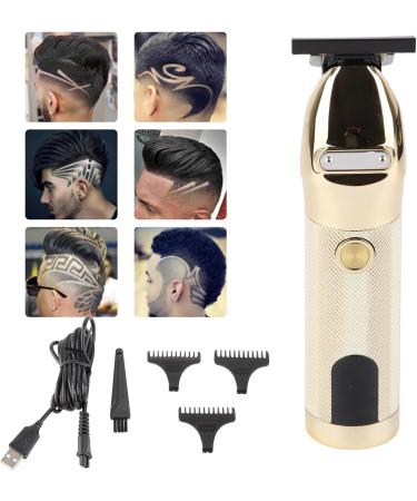 Digital Display Hair Trimmer USB Rechargeable Men Hair Trimmer Gold Electric Hair Trimmer for Home and Barber Shop - Buy Online on GoSupps.com
