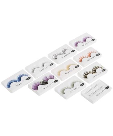 SHANY Eyelash Extend Set | 10 Assorted Reusable Eyelashes | Color Frenzy 20 Piece Colorful Collection - International Shipping Available - Buy Online on GoSupps.com