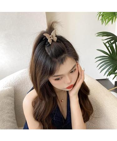 6 PCS Butterfly Hair Claw Clip Matte Claw Clips for Thin Hair Cute Jaw Clips for Long Curly Hair Medium Strong Hold Butterfly Hair Clamps Beautiful Hair Clips Hair Accessories for Girls and Women - Buy Online on GoSupps.com