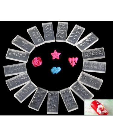 Be In Your Mind 3D Nail Art Mold - 30 Charming Nail Shapes & Mini Manicure Tools Set | International Shipping Available - Buy Online on GoSupps.com