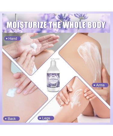 lavender body butter for hands and body lavender moisturizing lotion for women light body cream for skin care with shea butter and vitamin e to soothe and - Buy Online on GoSupps.com