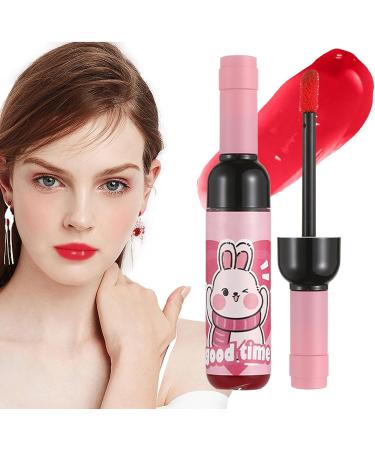 Women's Lipstick Liquid Lipstick - Long-lasting Lipstick Wine Liquid Lip Gloss Matte Finish Waterproof Beauty Makeup for Dates Family Gatherings - Buy Online on GoSupps.com