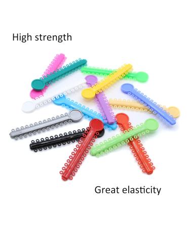 1040 O-Rings | Clear Orthodontic Elastomeric Ligature Ties for Braces | Elastic Rubber Bands for Orthodontic Brackets - International Shipping - Buy Online on GoSupps.com