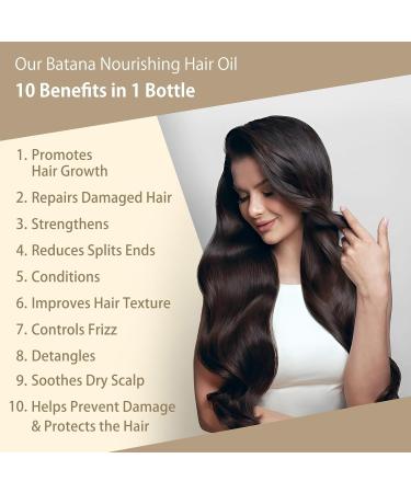 Dr. Sebi Batana Oil Spray for Natural Hair Growth | Rosemary Pumpkin Seed & Jojoba | Leave-in Conditioner for Thicker Fuller Hair & Dry Scalp Treatment - International Shipping Available - Buy Online on GoSupps.com