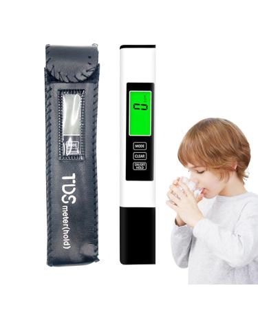 TDS Water Tester | Drinking Water Tester - Accurate Digital Water Tester for Drinking Water Quality Well Swimming Pool White