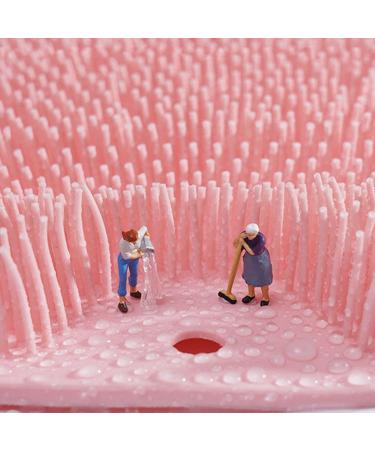 Shower Foot Scrubber with Non-Slip Suction Cups | Soft Footwear Massage Pad - Orange Indoor Use - Buy Online on GoSupps.com