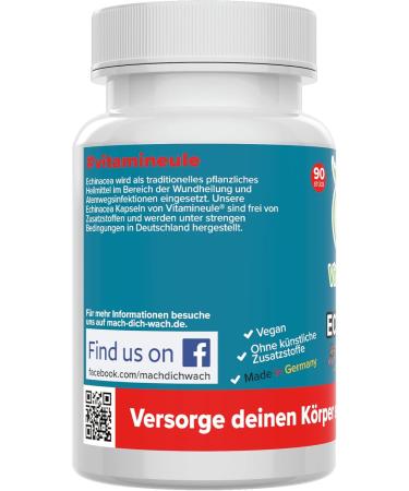 Echinacea Capsules 300mg - High-Dose Vegan Extract from Germany | Immune Support & Defenses - VitamineULE - Lab Tested No Additives - Buy Online on GoSupps.com