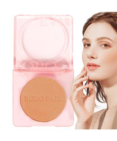 Powder Blushs Palette Matte Monochrome Blushs Makeup Palette | Clear Brighten Rouge Low Saturation Natural Blushs and Palette for Bar Wedding Prom Dating Pochy 02