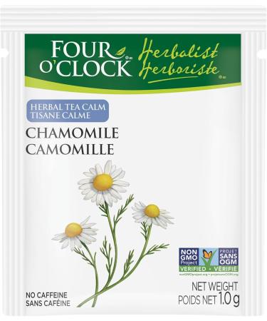 Four O'Clock Herbalist Calm Chamomile Herbal Tea Non-Gmo Kosher Gluten-Free 6 Pack of 20 Teabags - Buy Online on GoSupps.com
