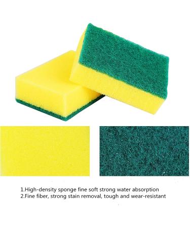Sponge wipe high-density dipping 20 pieces of kitchen dishwashing sponge housework cleaning sponge block dish cloth rag - Buy Online on GoSupps.com