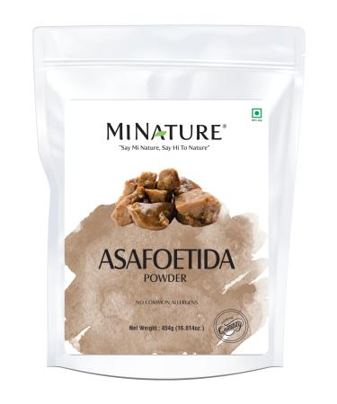 Asafoetida Powder (Hing)(Asafetida) by mi nature| Pure and Natural | 454g (16oz)(01lb) | Indian spice for cooking| From India.