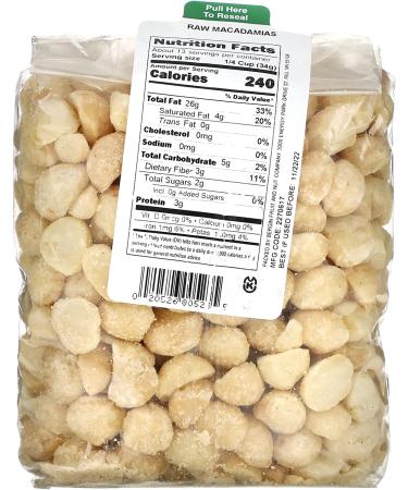 Buy Bergin Raw Macadamias 16 oz - Premium Quality Nuts | Healthy Snacks - Buy Online on GoSupps.com